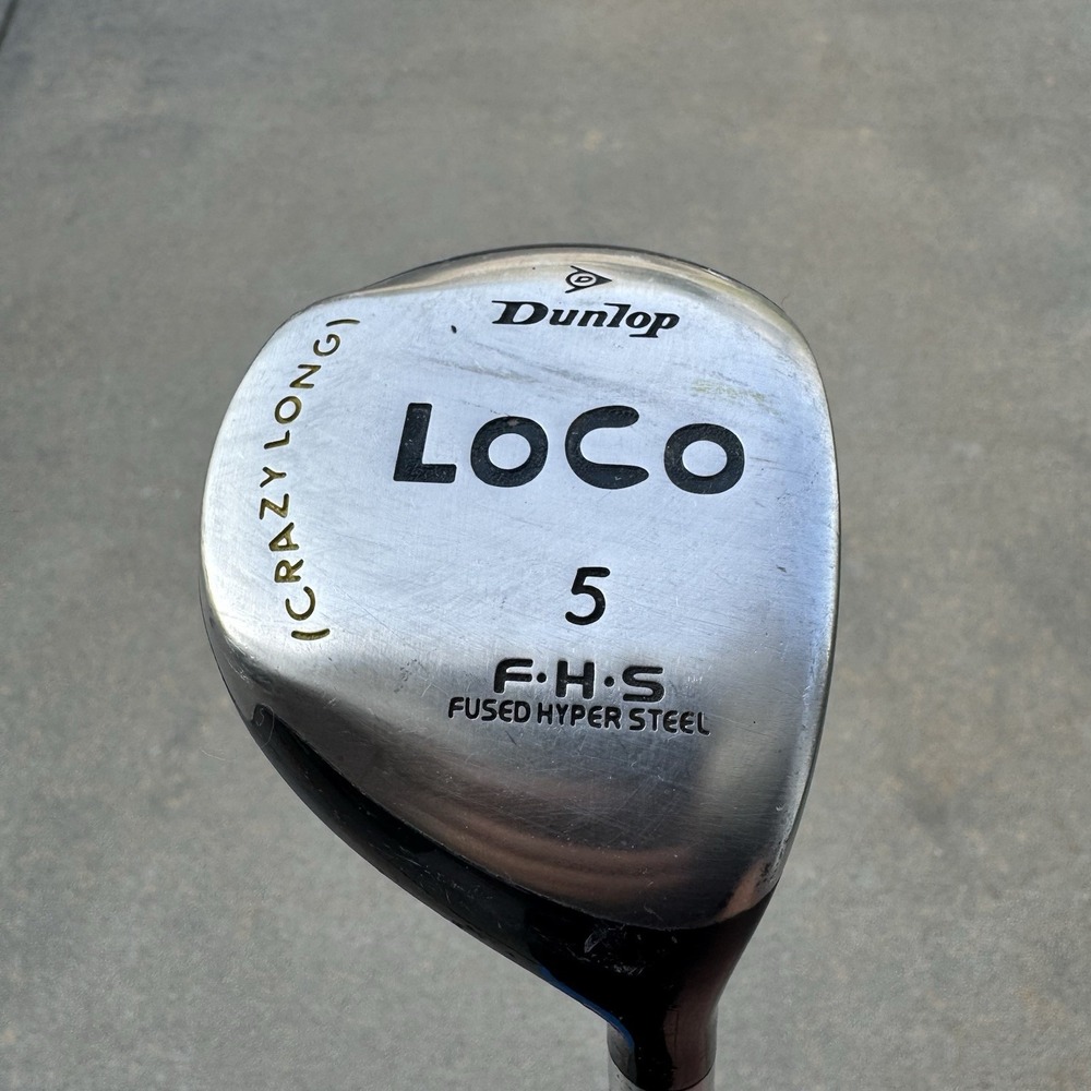 Dunlop Loco Crazy Long FHS 5 Wood Graphite Shaft Mid-Firm RH 43" Men's Golf